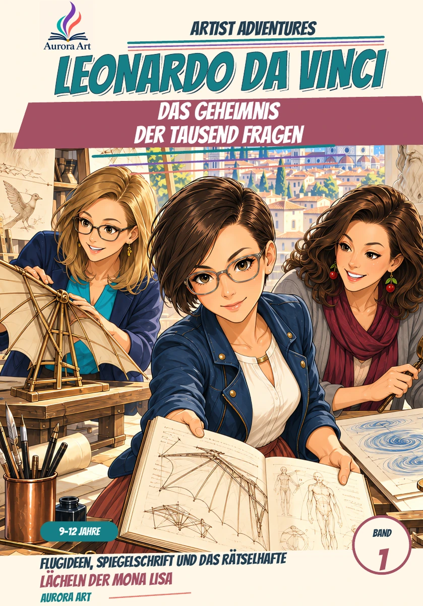 Cover der deutschen Ausgabe · Leonardo da Vinci - Das Geheimnis der tausend Fragen
