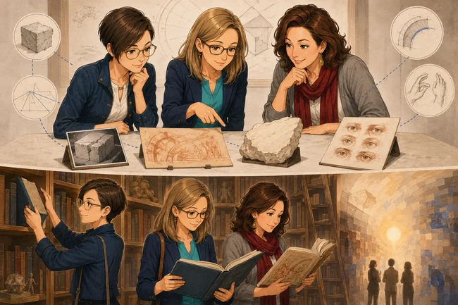 Illustration aus dem Buch · Michelangelo – Das Geheimnis des steinernen Riesen