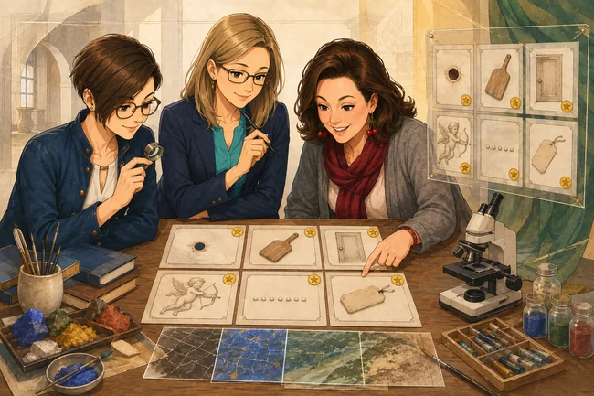 Illustration aus dem Buch · Vermeer – Das Geheimnis der stillen Zimmer