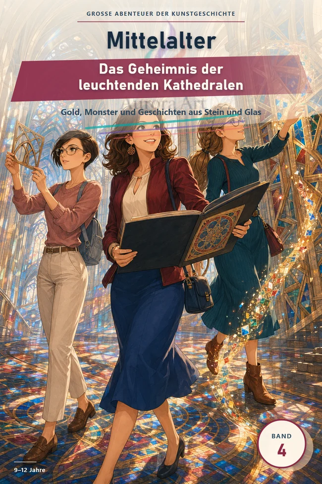 Cover der deutschen Ausgabe · Mittelalter – Das Geheimnis der leuchtenden Kathedralen