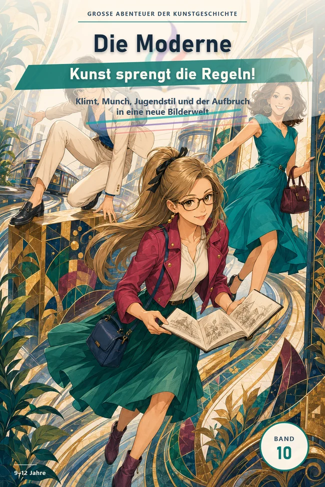 Cover der deutschen Ausgabe · Die Moderne – Kunst sprengt die Regeln!