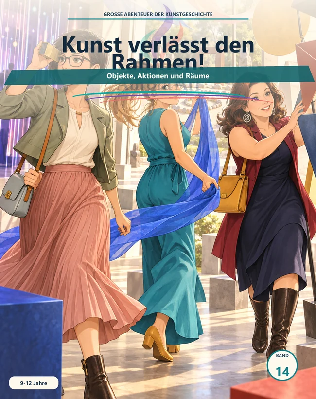Cover der deutschen Ausgabe · Kunst verlässt den Rahmen!