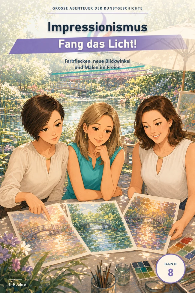 Cover der deutschen Ausgabe · Impressionismus – Fang das Licht!
