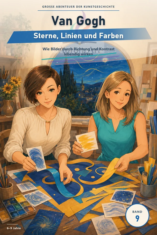 Cover der deutschen Ausgabe · Van Gogh – Sterne, Linien und Farben