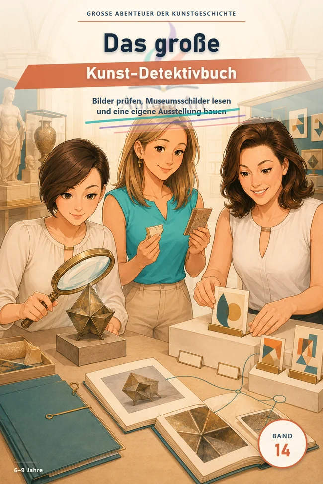 Cover der deutschen Ausgabe · Das große Kunst-Detektivbuch