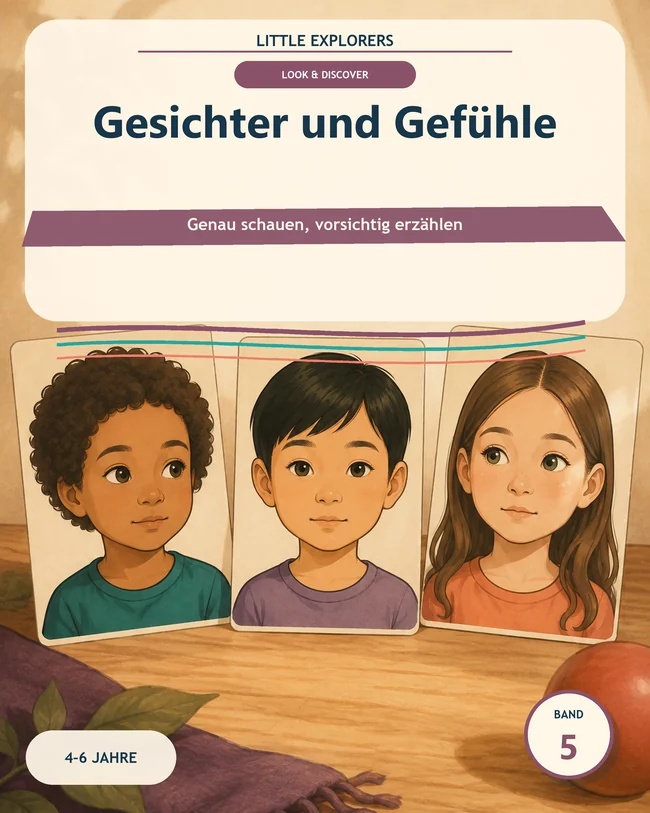 Cover der deutschen Ausgabe · Gesichter und Gefühle