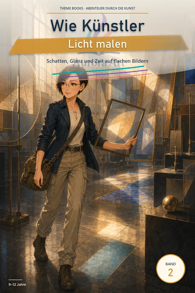 Cover der deutschen Ausgabe · Wie Künstler Licht malen
