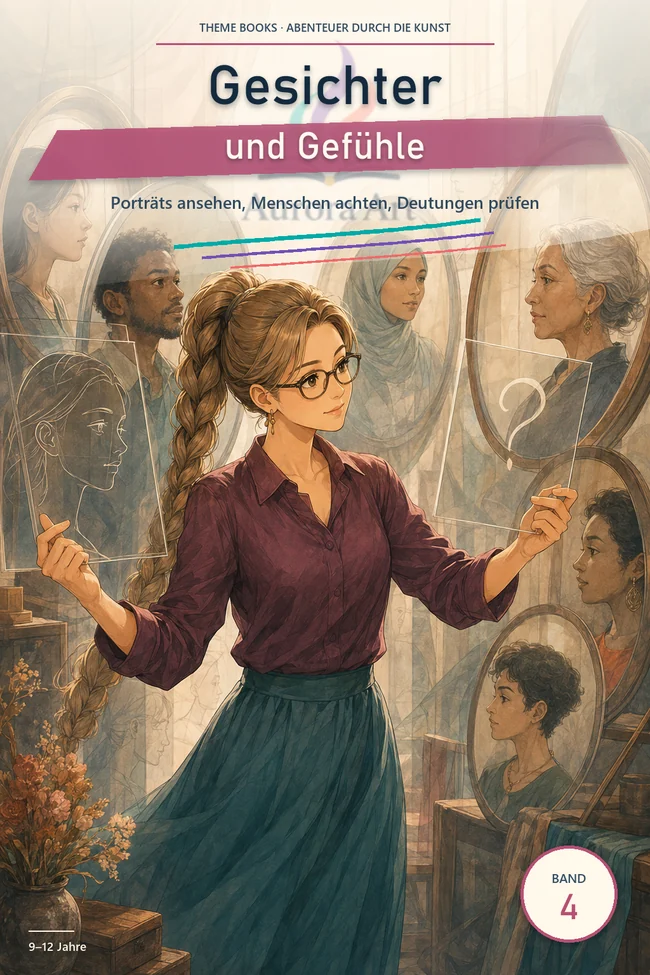 Cover der deutschen Ausgabe · Gesichter und Gefühle
