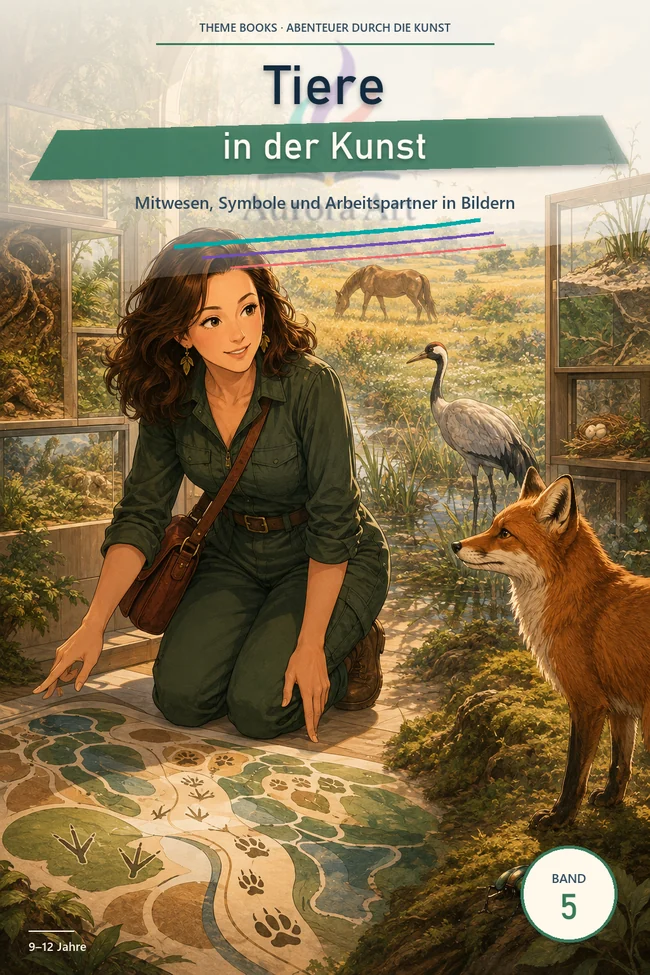 Cover der deutschen Ausgabe · Tiere in der Kunst