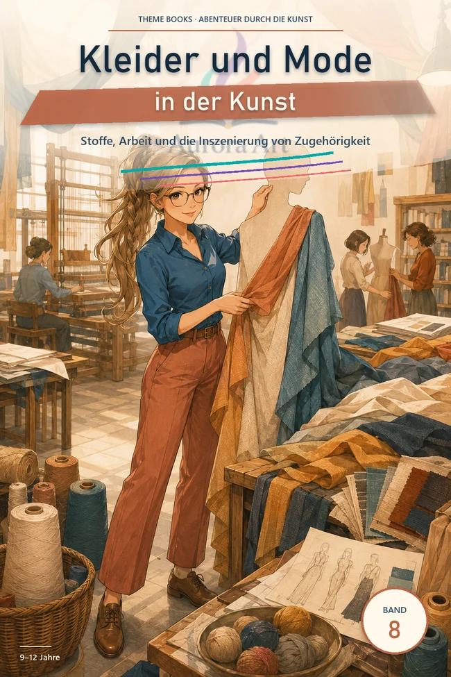 Cover der deutschen Ausgabe · Kleider und Mode in der Kunst