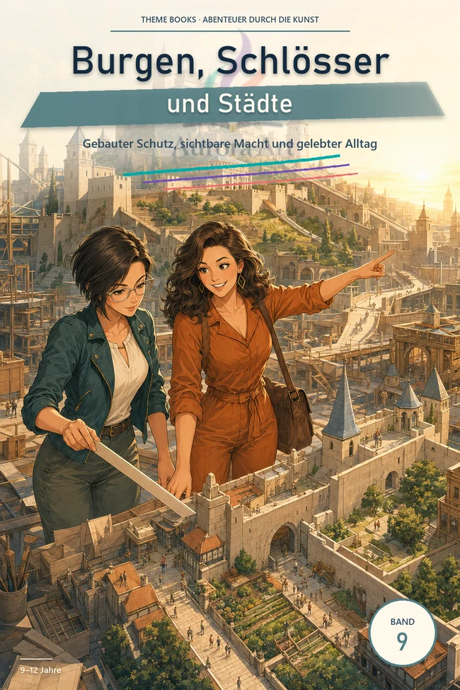 Cover der deutschen Ausgabe · Burgen, Schlösser und Städte