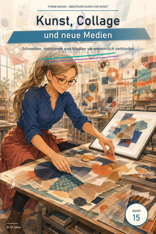 Cover der deutschen Ausgabe · Kunst, Collage und neue Medien